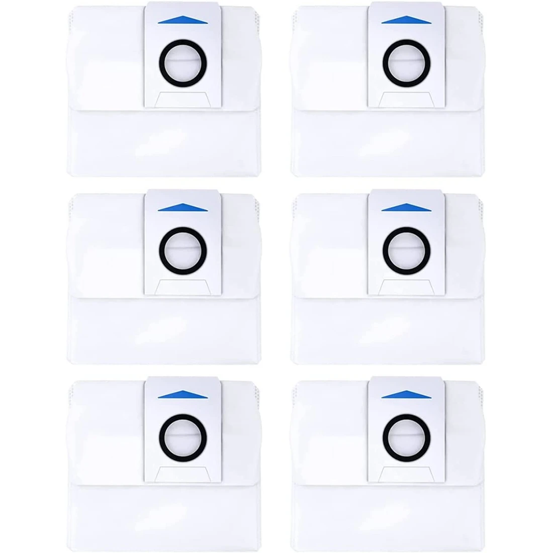 6Pcs Dust Bag for ECOVACS DEEBOT X1 Omni Auto-Empy Station,3L Capacity Replacement Bag for ECOVAS Omni X1/X1 Plus#ABGP