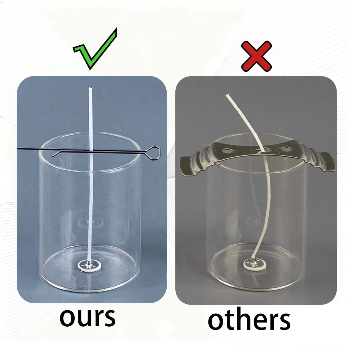 5/10 قطعة شمعة الفتيل أصحاب كليب عدة DIY الفتيل توسيط جهاز المثبت أصحاب الفولاذ المقاوم للصدأ الشموع صنع أدوات الإمدادات #4