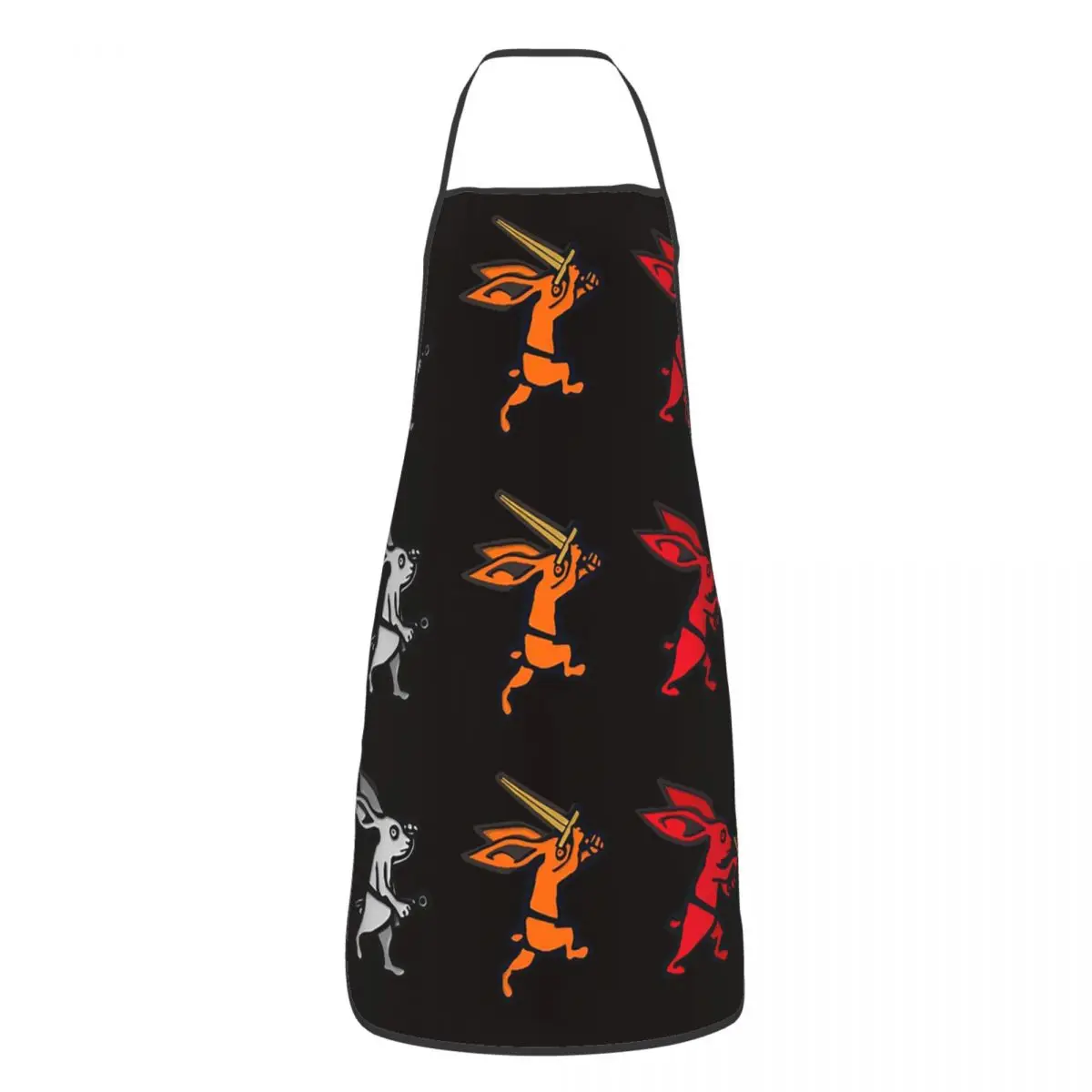 Rabbit Trio Kingdom Come Deliverance Ii Aprons Chef Cooking Tablier Sleeveless Bib Kitchen Cleaning Pinafore for Women Men