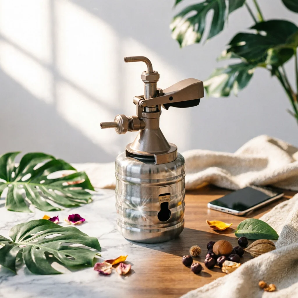 Heavy Duty Upright Beer Splitter with Lever Handle Dispensing Connector for Home Draft Bar