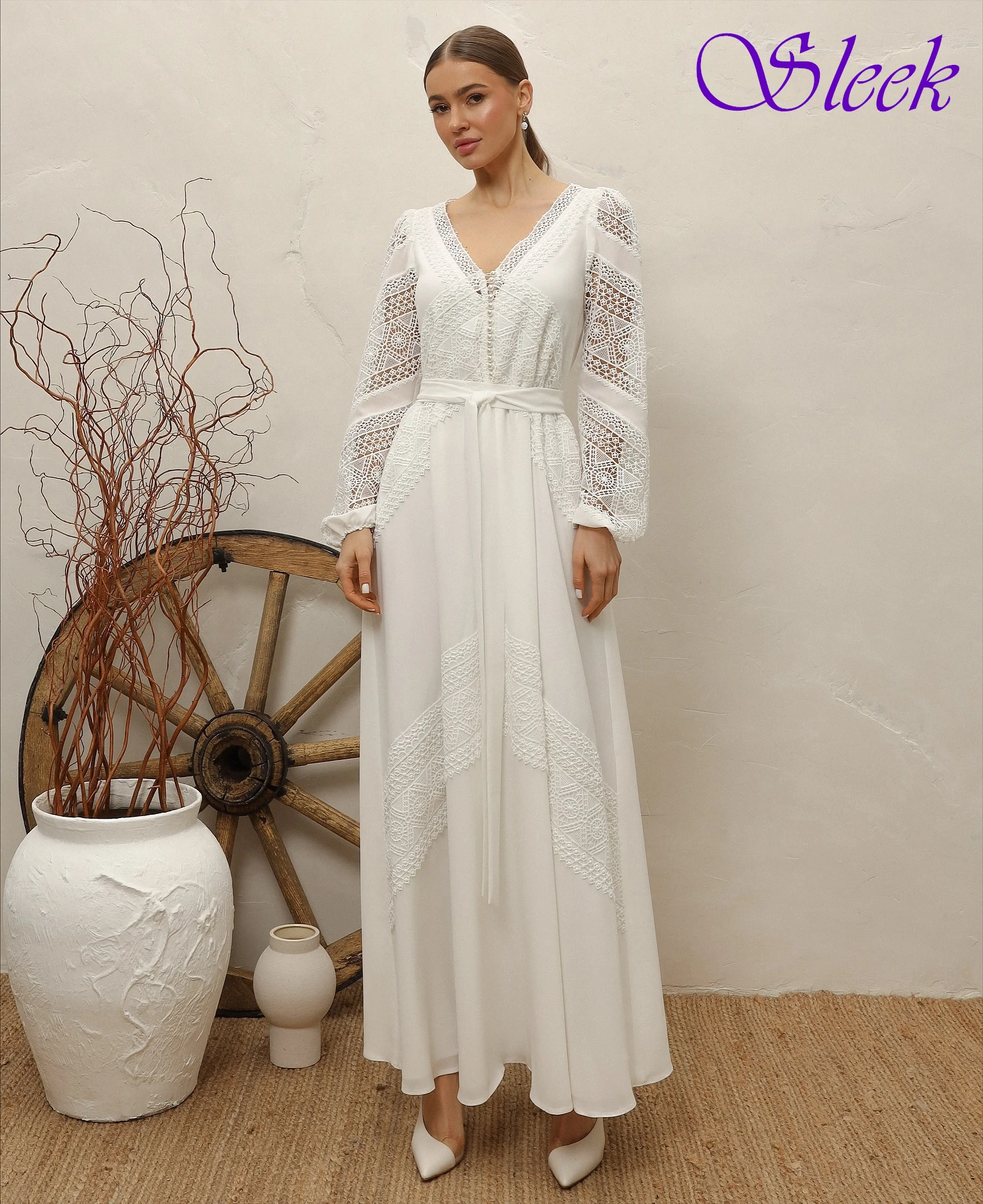 

Элегантное вечернее платье трапециевидной формы с v-образным вырезом и длинными рукавами по индивидуальному заказу, нежные платья знаменитостей, современное вечернее платье высокого качества