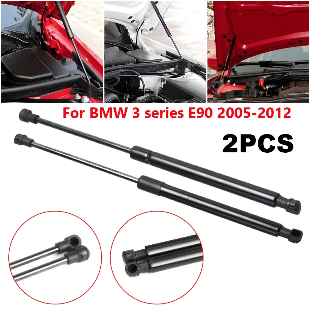 2PCS Car Front Bonnet Hood Lift 51247250308 Rear Tailgate Lift Support Gas Spring Shock Struts For BMW 3 Series E90 2005-2012