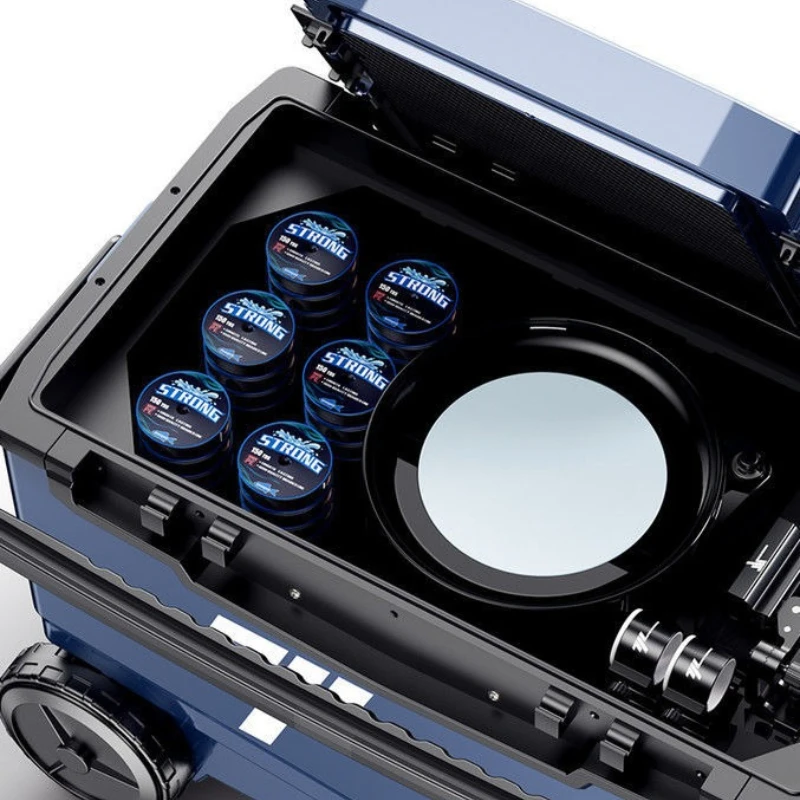 

box full set of ultra-light gear with wheels, multi-functional sitting fishing box, gear supplies