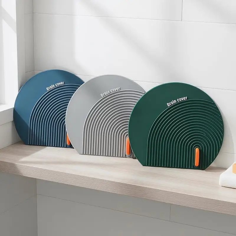 

Silicone Floor Drain Cover Anti Odor Hair Catcher Reusable Anti Clogging Stopper for Bathroom Shower Sink