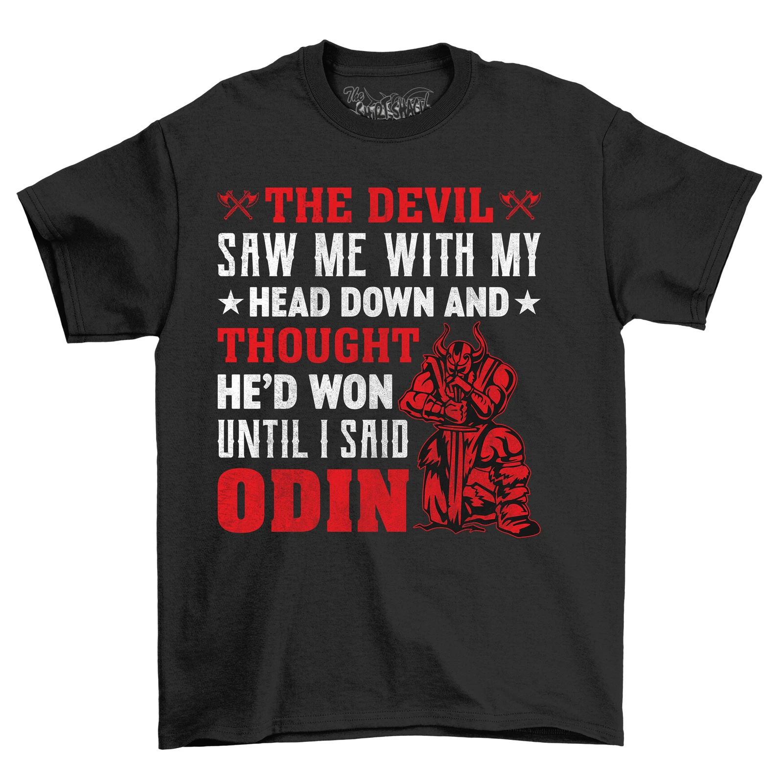 تي شيرت The Devil Saw Me - لقاء فرحان مع الشيطان! جرافيك للجنسين