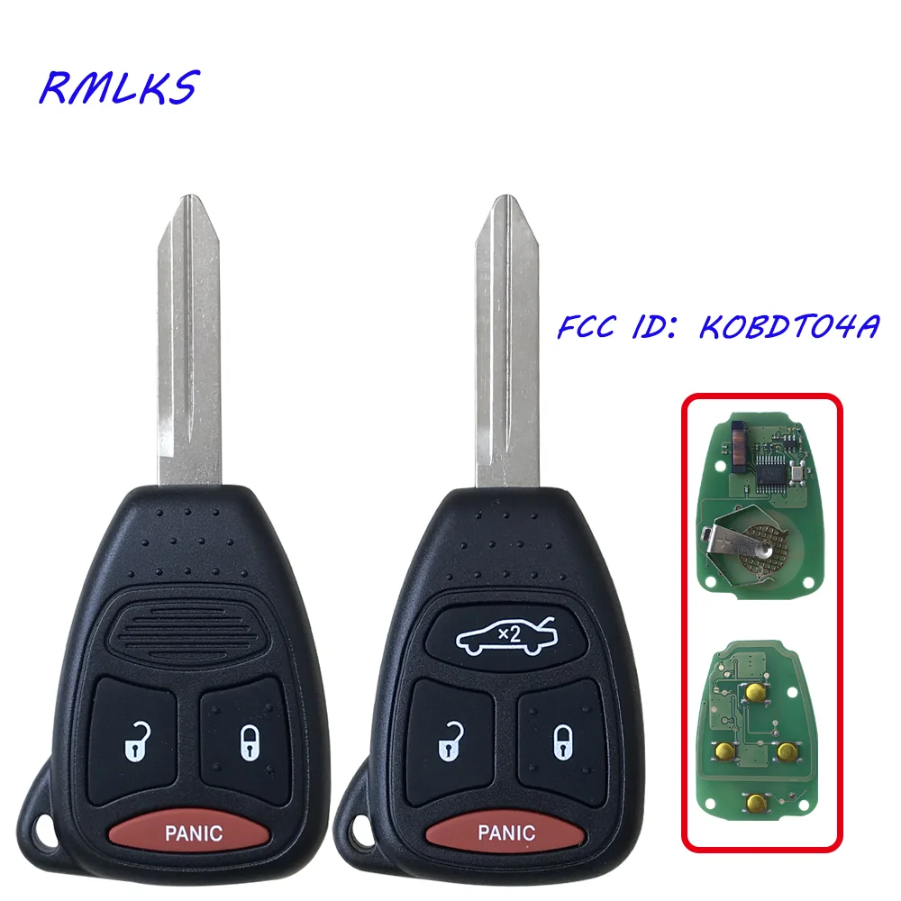 KOBDT04A ID46 315/433 Mhz Remote Car Key For Dodge RAM JEEP Commander Compass Grand Cherokee Liberty Wrangler Chrysler