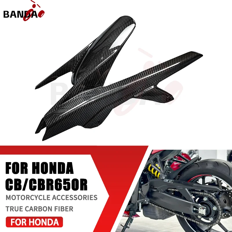 

For HONDA CBR650R CB650R 2017 2018 2019 2020-2023 100% 3K Pure Carbon Fiber Motorcycle Accessories Rear fender, fairing kit
