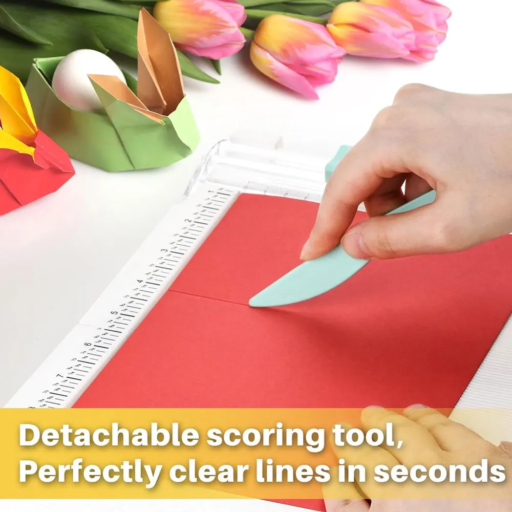 1PC opvouwbare kraspapiersnijder voor twee doeleinden scorebord, 12x12 inch ambachtelijke papiersnijder.