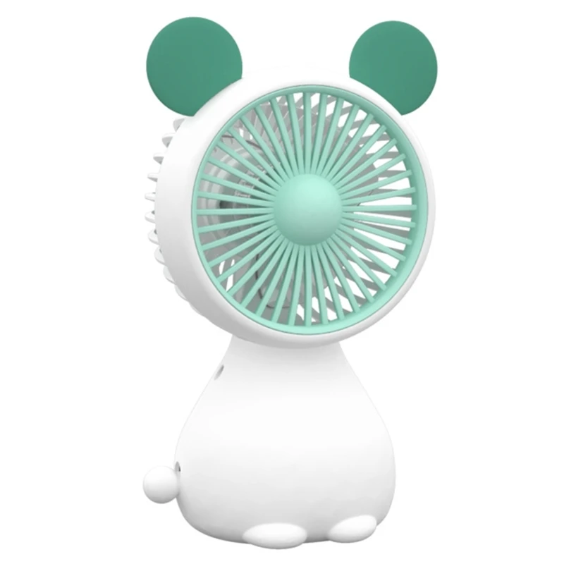 CPDD พัดลมพกพาขนาดเล็ก พัดลม USB น่ารัก เนื้อพลาสติก เหมาะสำหรับใช้งานอากาศร้อน