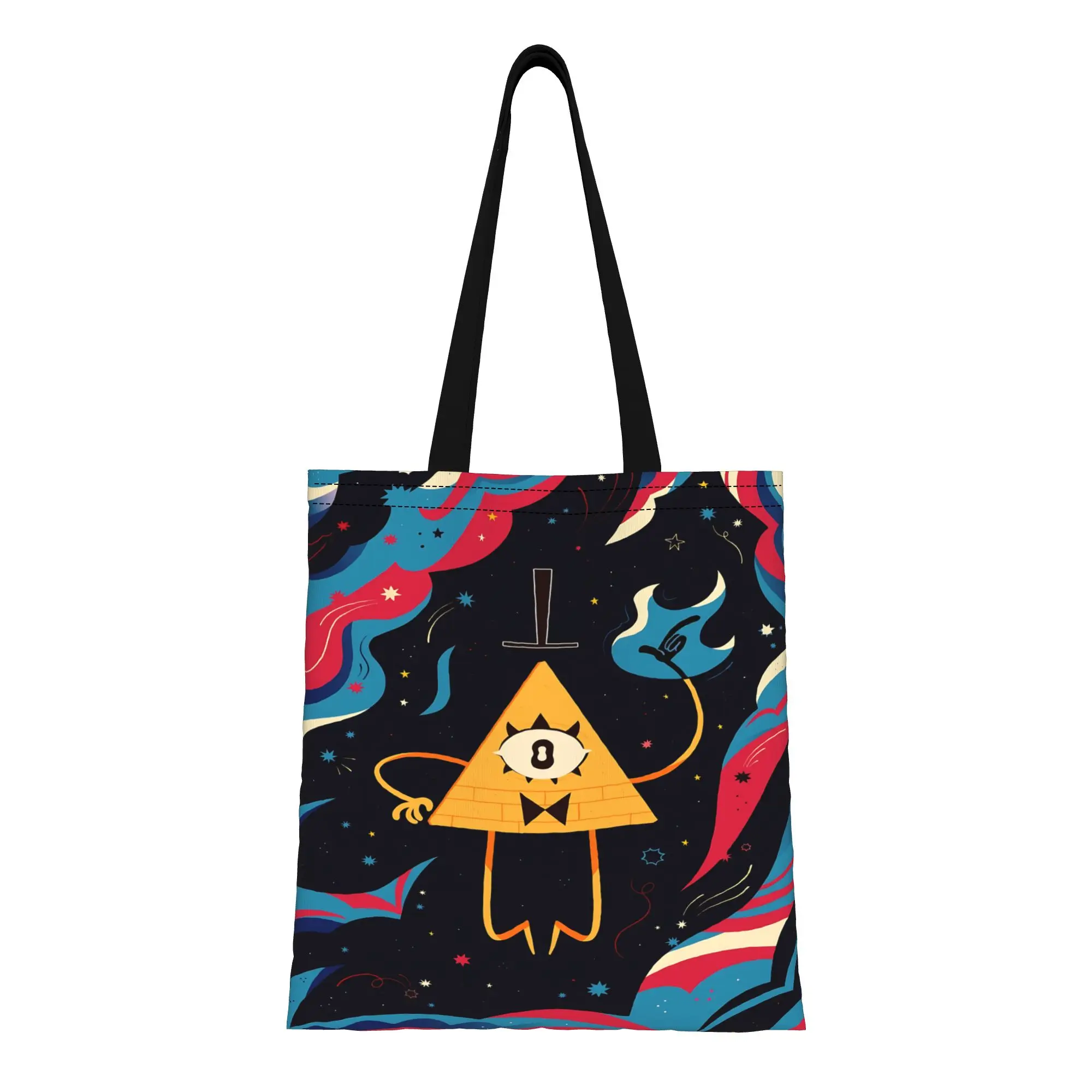 

1PC back to school Gravity Falls Canvas luxury handbag Canvas Tote Bag Women'S Shoulder Handbag