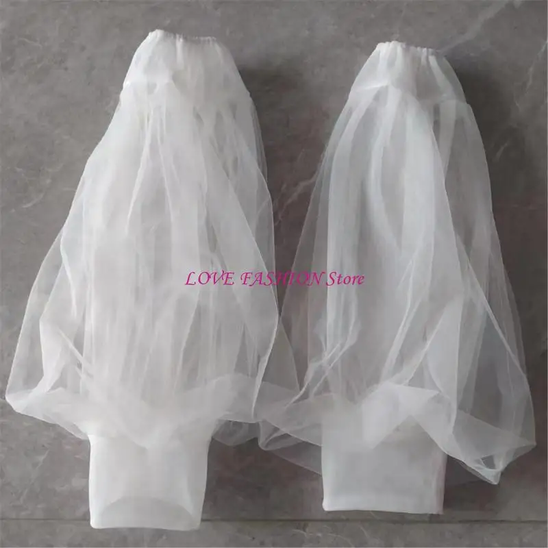 الأكمام ذراع الزفاف التنفس قمادة خفيفة الوزن للعرائس مريحة تناسب Y166