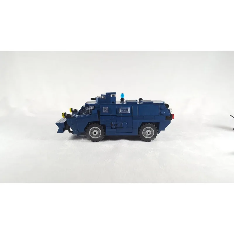 MOC-174206New Urban Military Exclusive Armored Vehicle Building Block Model 436parts Boys Children's Birthday Christmas Toy Gift