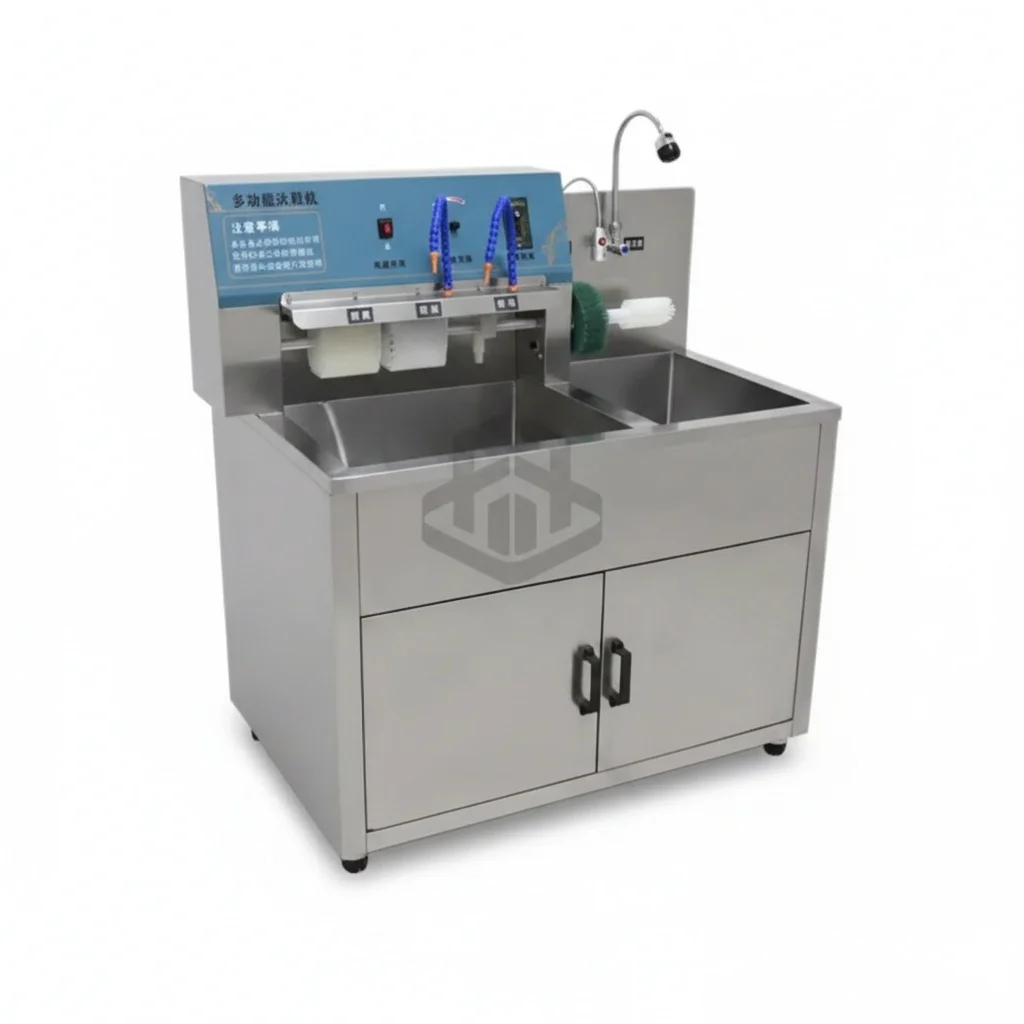 Industrial Shoe Washing Machine, Stainless Steel Automatic Shoe Washer, 110x55x120cm Heavy Duty Commercial Cleaner