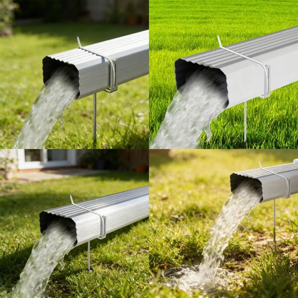 4 Divisions Iron Drain Parentheses for Modifiable Mounting Simple Arrange Residential Industrial M4YD