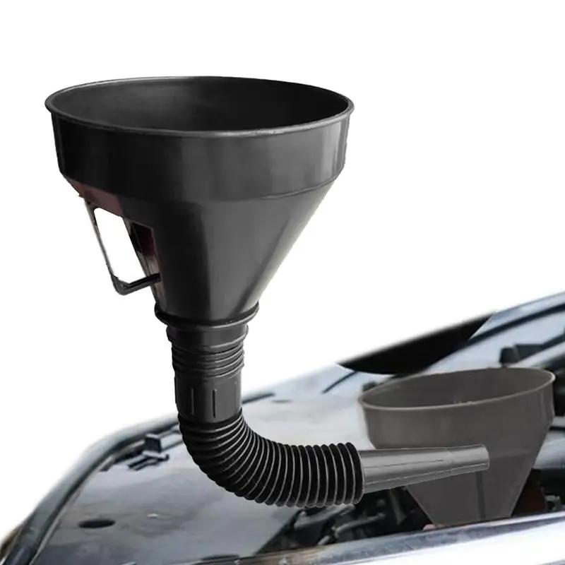 Car Oil Funnel Motorcycle Filling Funnel With Detachable Spout And Filter Automotive Funnels Oil Change Funnel For Car And