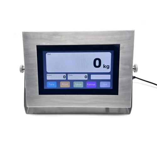 Digitale Gewichtsanzeige aus Edelstahl mit Touchscreen-Kraftsensor und Wägezelle für Waage
