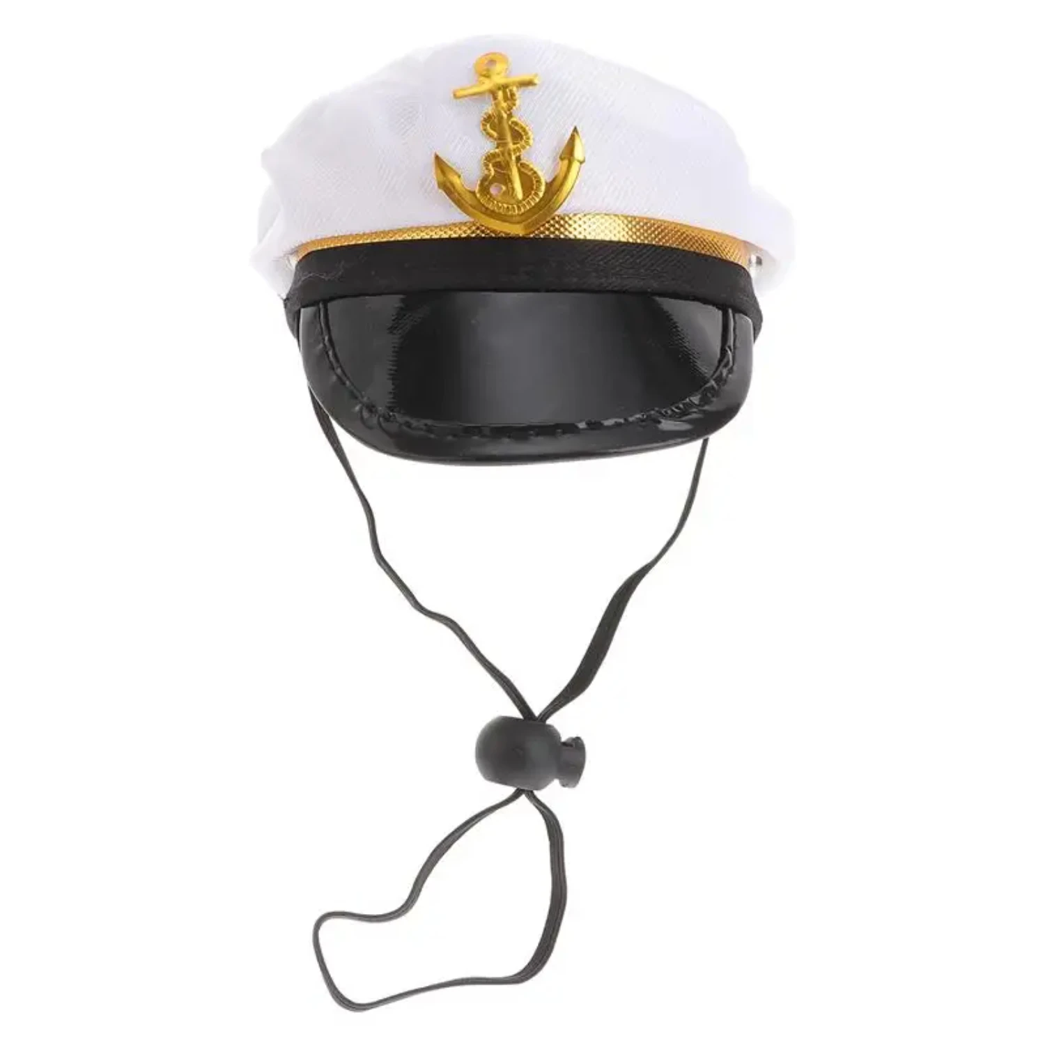 Ideal men's Halloween party costume featuring perfect cosplay sailor design with a large captain pirate hat. Includes dog and ca