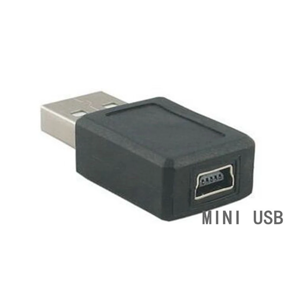 Colokan usb 2.0 ke usb mikro, konverter colokan usb 2.0 untuk USB hitam tipe A Wanita Ke mikro. USB MINI B Wanita