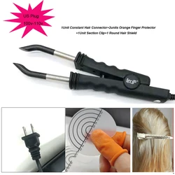 1Pc Constant Hair Connector Hair Extension Tools Hair Extension Bonding Tool Professional Flat Shape Fusion iron Hair Extension