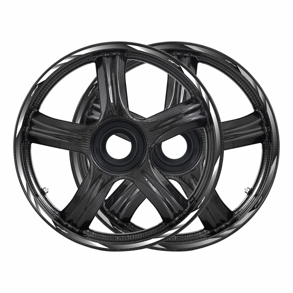 For CB650F CB650 CB600F CB600 Motorcycle 17 Inch Front Rear Decal Wheel Hub Waterproof Reflective Rim Stickers