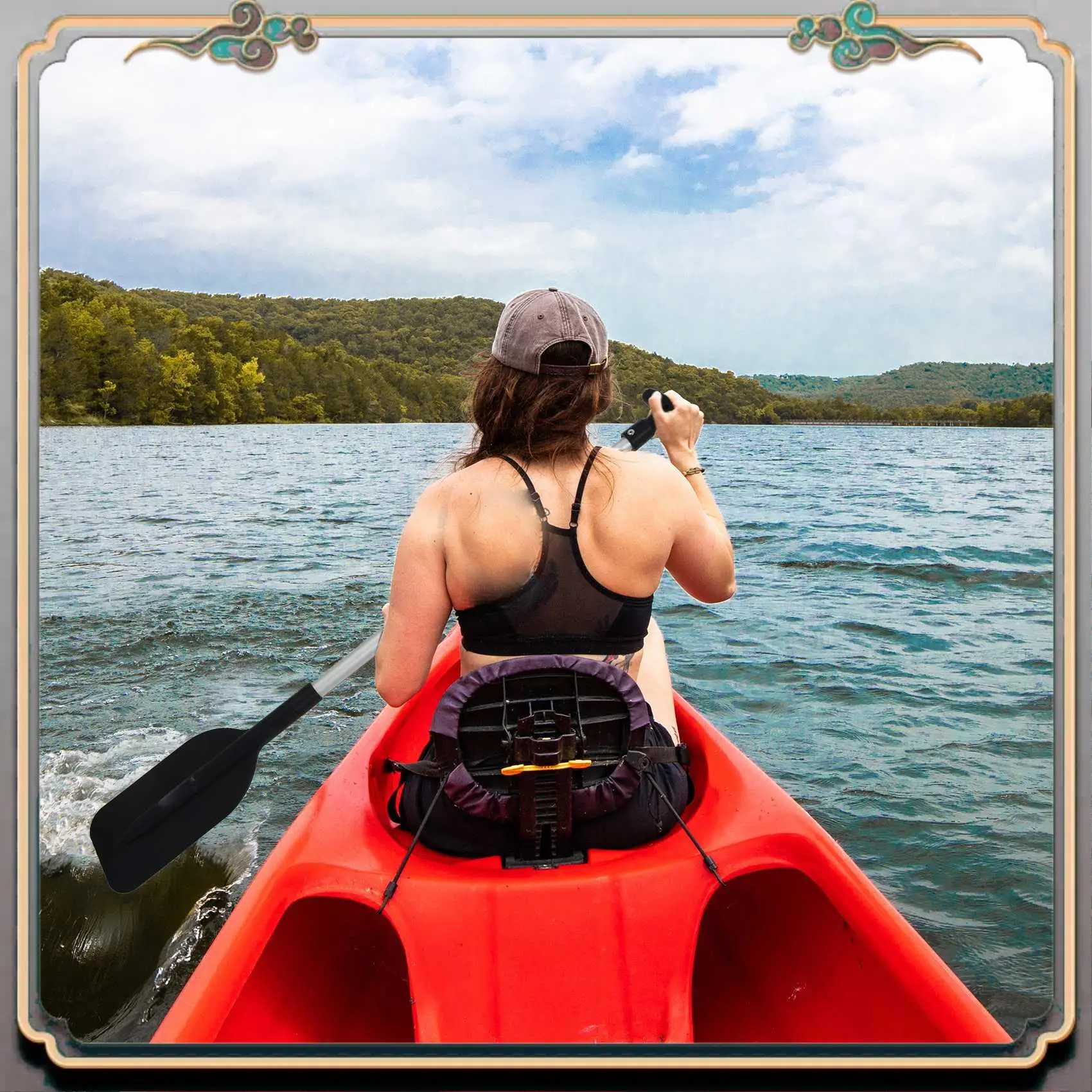

Durable 2Pcs Paddles Telescoping Plastic Boat Paddle Collapsible Oar For Kayak Jet Ski And Canoe Safety Boat Accessories