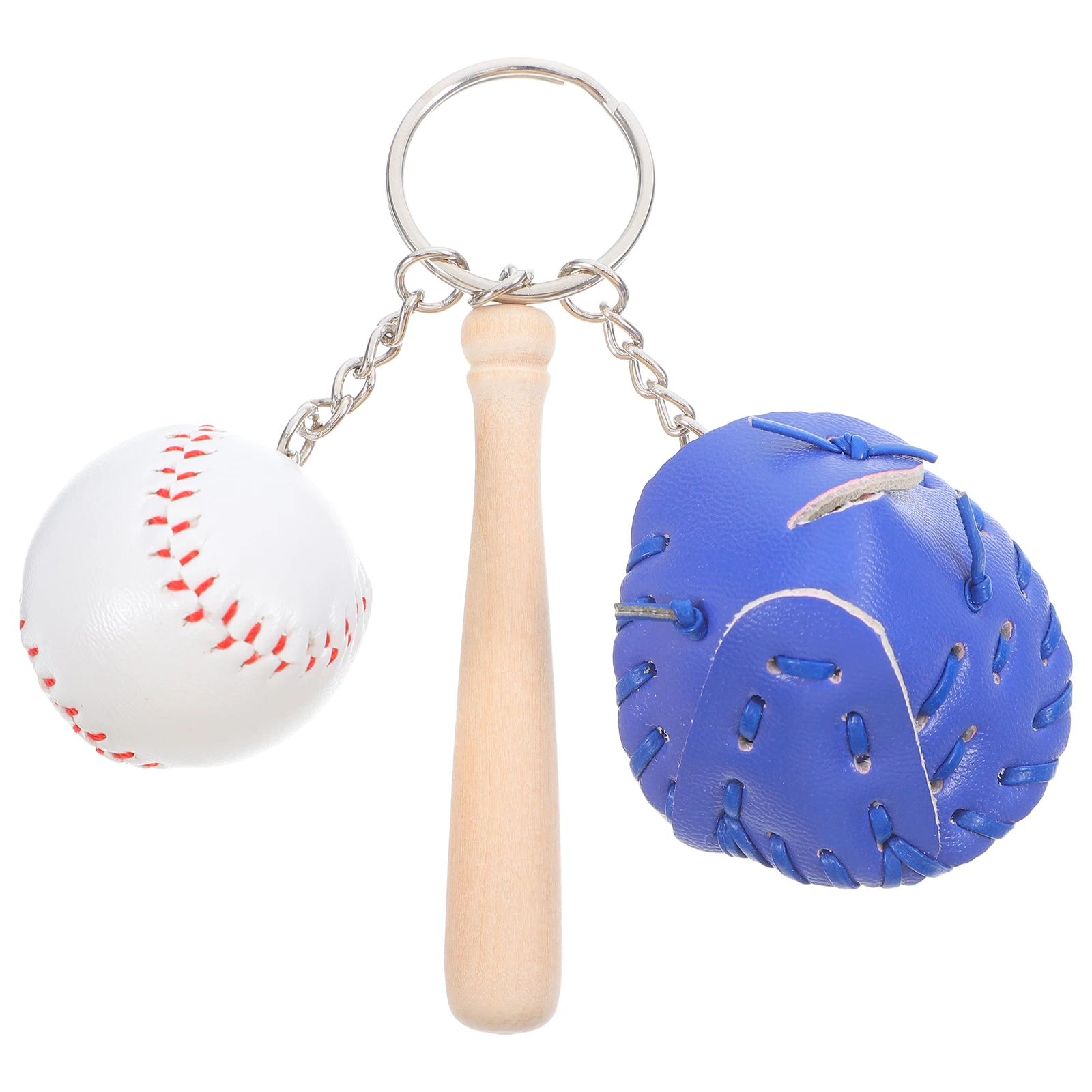 

1pc Baseball Keychain Pendant Softball Glove Charm PU Bag Accessories Team Goodies Reusable Sports Key for Women