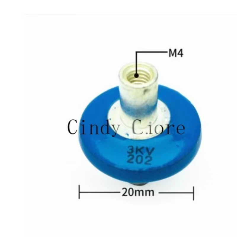 1PC High Voltage Ceramic Doorknob Capacitor  1N0M 102 202 3KV 222 6KV 10KV 1000/2000/2200PF view 5