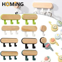 Self-Adhesive Wall Hooks For Hanging Keys Clothe Hanger Multi-Purpose Door Robe Hook Coat Rack Towel Holder Bathroom Accessories