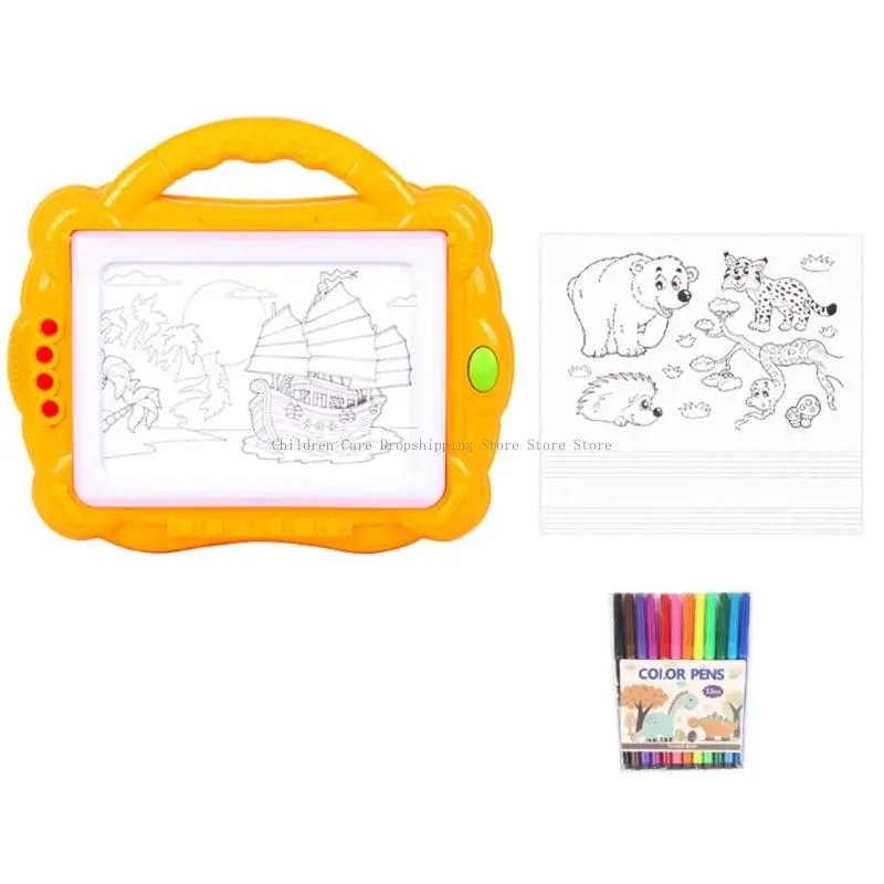 Planche croquis des enfants portables éclairer planche à dessin pour les compétences artistiques