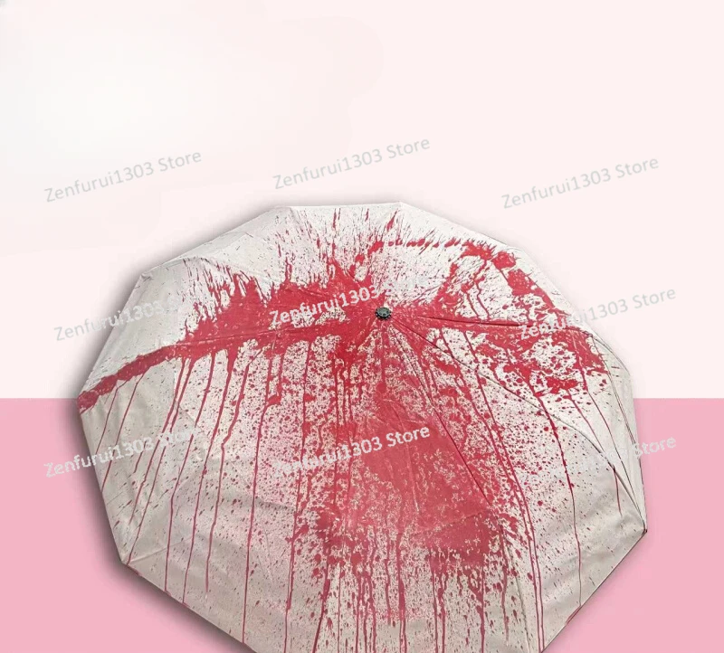 

In Case of Water, It Turns Into A Red Umbrella. New and Strange Umbrellas Have Dual-purpose UV Protection and Student Shading.