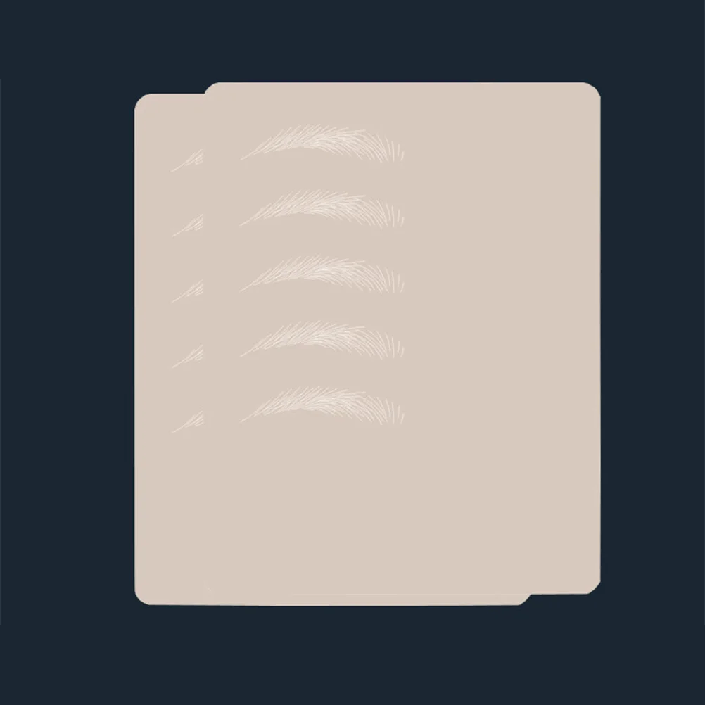 

2pcs A4 Tattoo Practice Skin Realistic Thin For Eyebrow Microblading Training Supplies Face Simulation Art Tool Accessory