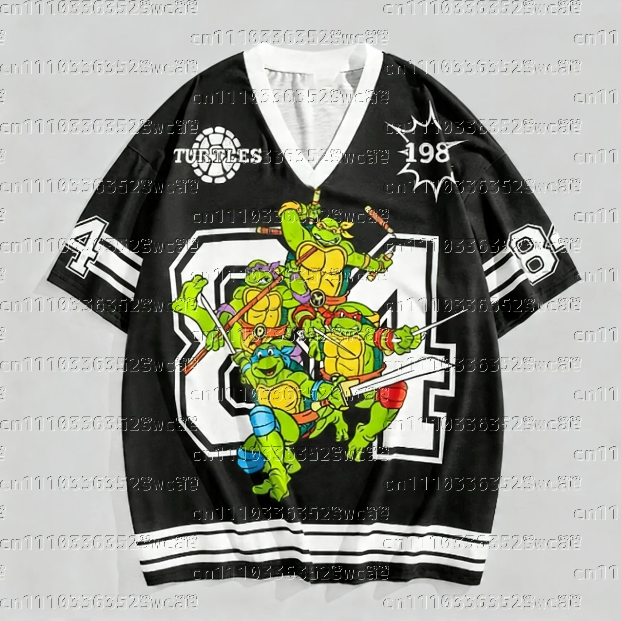 Teenage Mutant Ninja Turtles 3D Graphic Printed Jersey Fashionable Streetwear Fan Cosplay Clothing Summer Men's Women's T-shirts