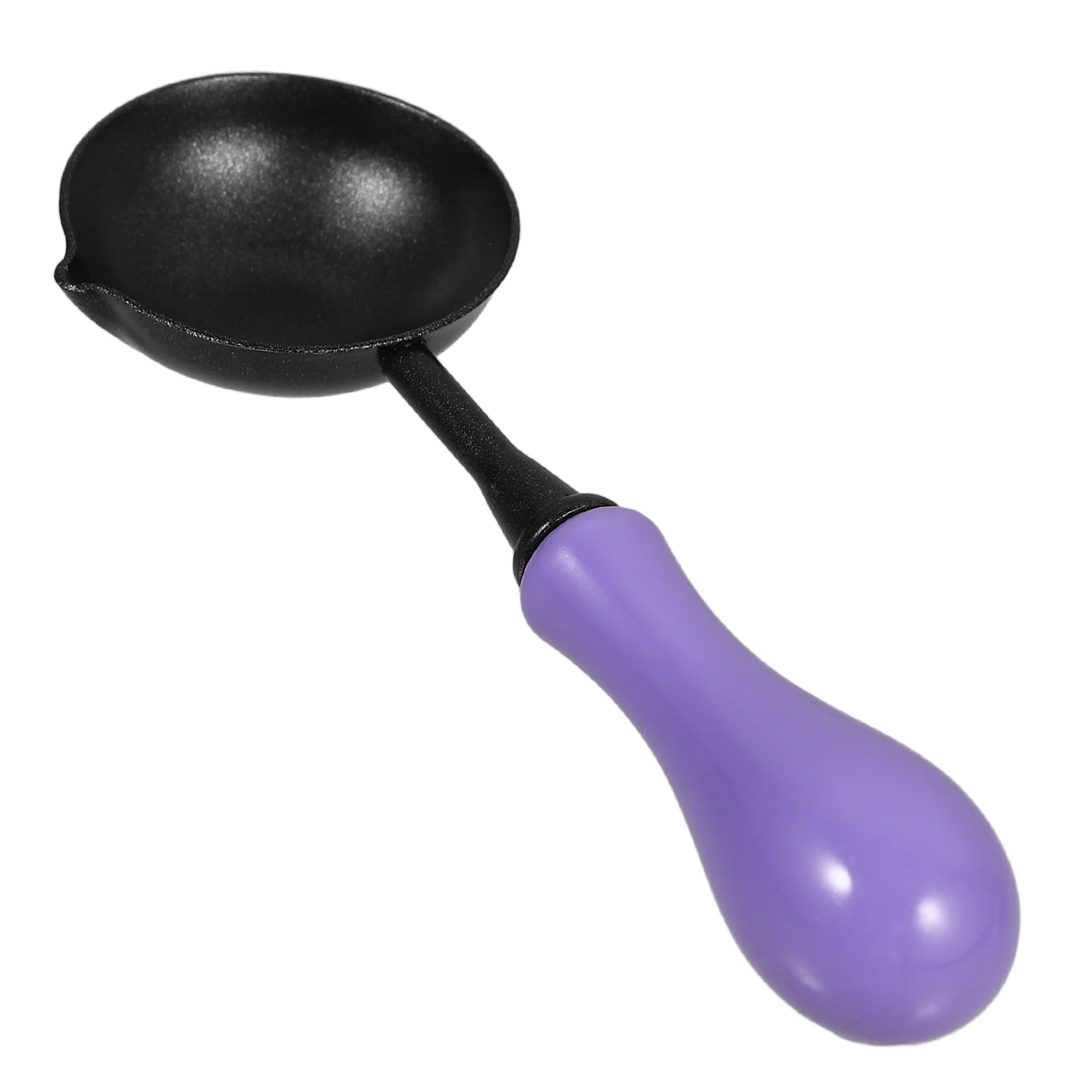 Nonstick Wax Seal Spoon Ergonomic Handle Quick Heating Tool For Envelopes And Crafts Stamped Spoon Manual Melting Attachment