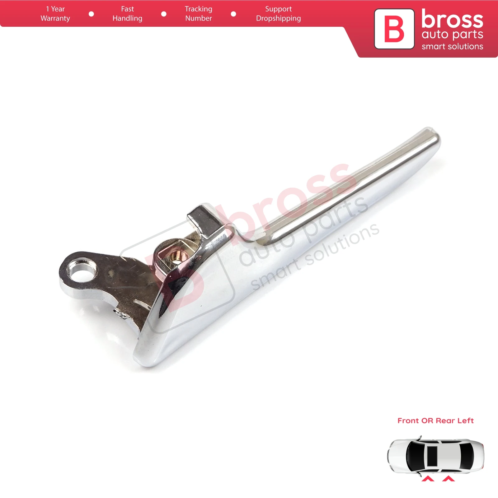 

BDP1265-1 Front or Rear Left Inside Interior Door Pull Handle Opener for Mercedes A Class W169 B W245 2004-2012 A1697600308