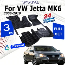 Car Floor Mats For VW Jetta MK6 2006 2007 2008 2009 2010 2011 2012 2013 2014 2015 2016 2017 2018 2019 Car Accessories