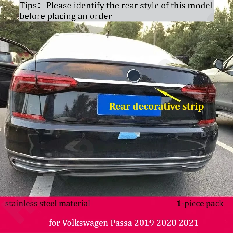 

for Volkswagen Passat 2019~2021 Rear trunk decorative strip/tailgate decorative strip/rear bumper decorative strip/auto parts