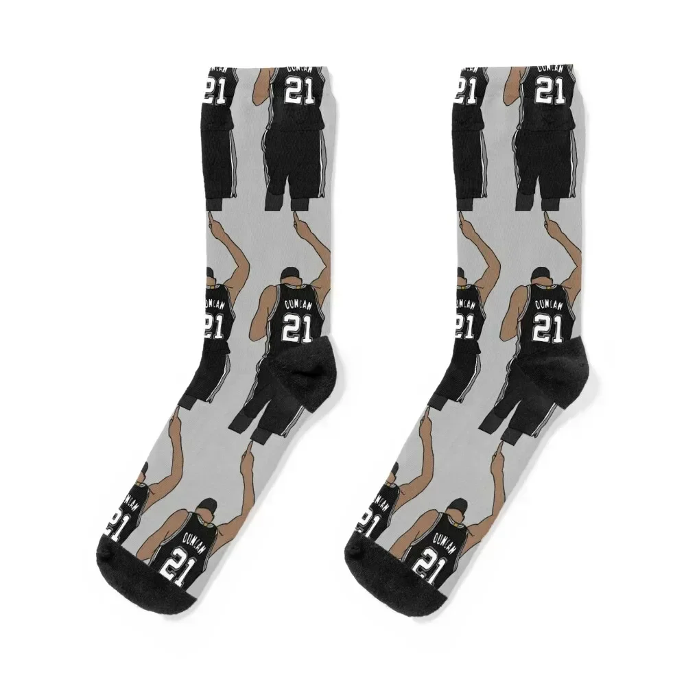 

Tim Duncan Pointing Up Socks gift kawaii Heating sock Ladies Socks Men's