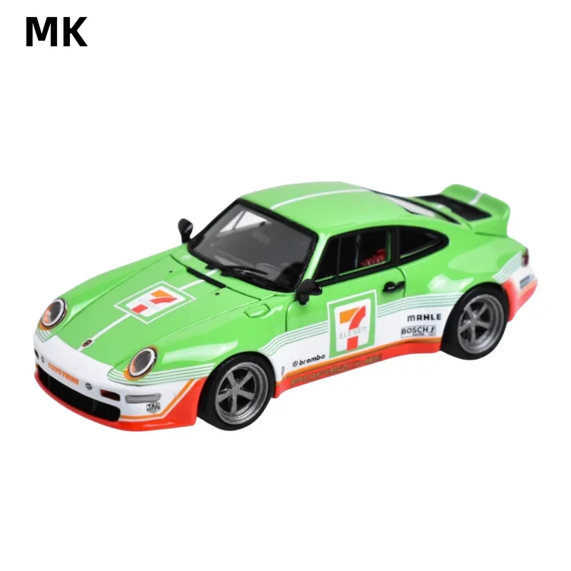 MK Porsche 993 7 Eleven resin static model, children's collection of decorative toys, holiday gifts for friends.