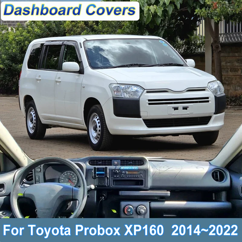 For Toyota Probox Succeed XP160 2014~2022 Dashboard Cover Mat Center Console Dash Anti-dirty Carpet Decoration Car Accessories
