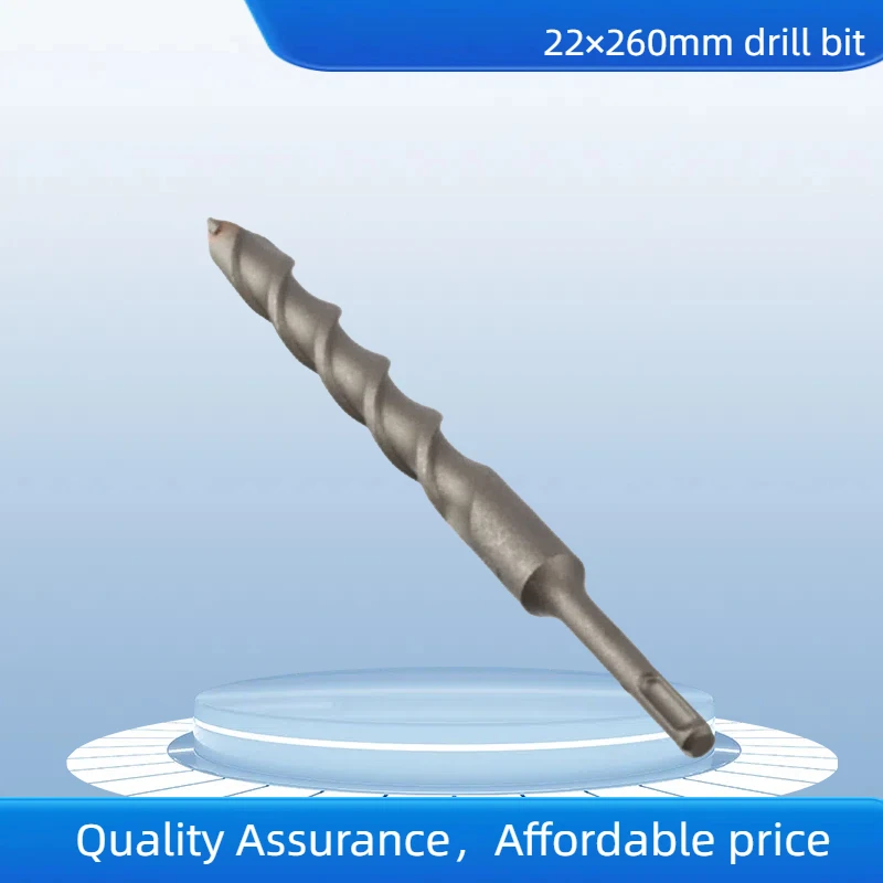 

22MM round head impact drill bit 260mm two pits and two slots concrete drill bit steel bar hole opener electric hammer drill bit
