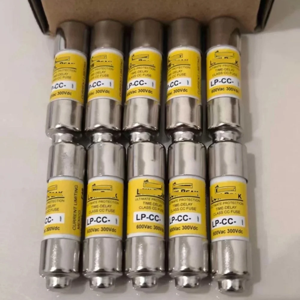LP-CC-4 10PCS Time Delay Class CC Fuse, 4A 600VAC, Industrial Circuit Protection OEM