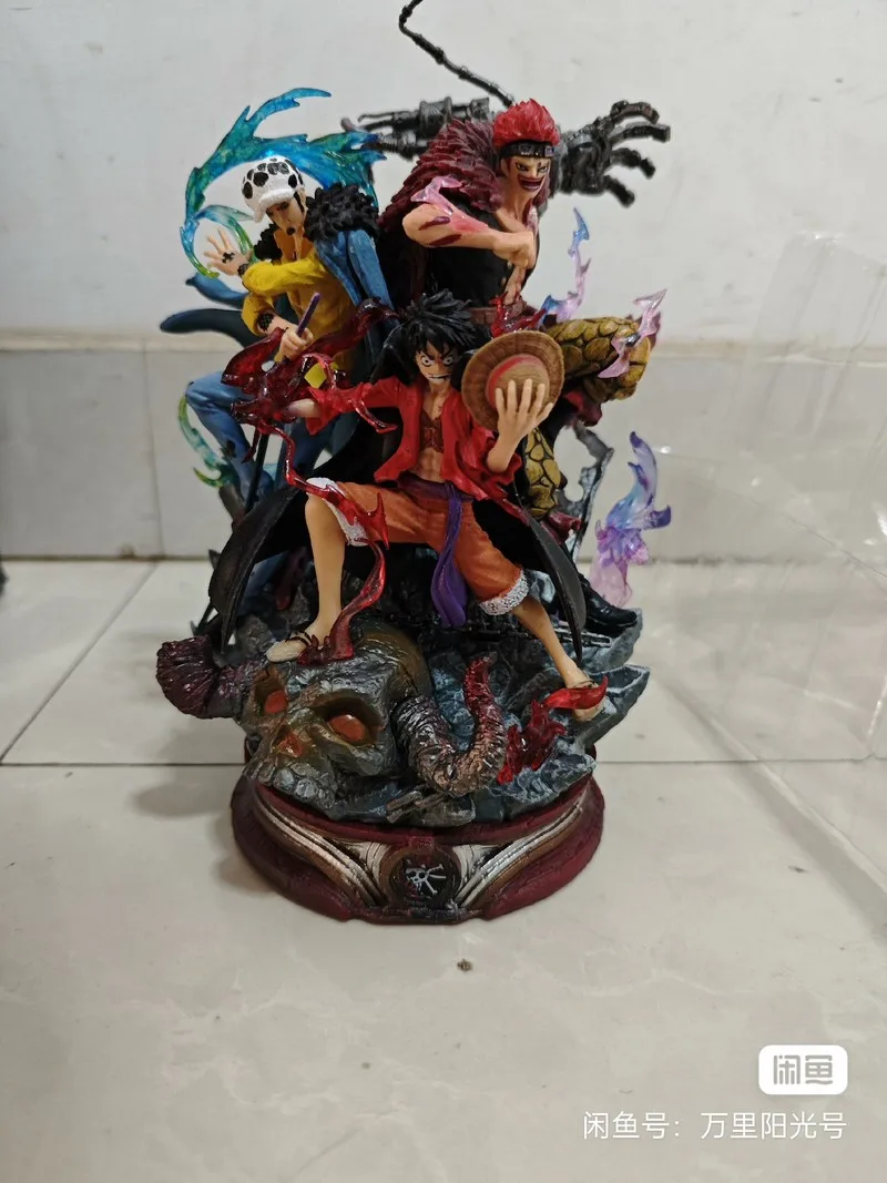 

One Piece LX Captain Ghost Island Luffy Kidro 20cm Handmade Action Figure Model Statue Collectible Toy