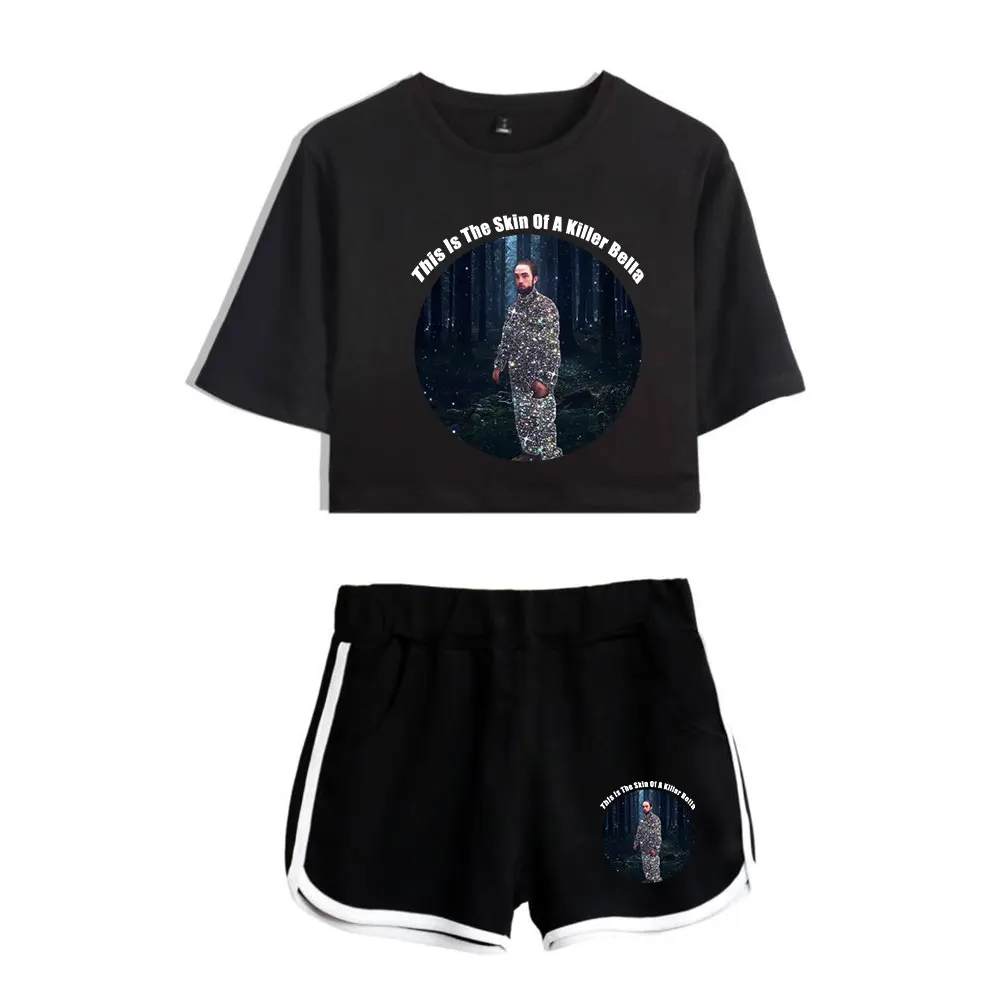 Robert Pattinson This is The Skin of A Killer Bella Vintage 90s logo Merch Tops Streetwear Two Piece Set Shorts+Lovely TShirt