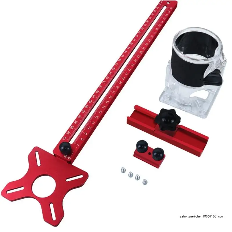 28GF Woodworking Edges Trimmer Machine Bracket Holder with Adjustable Height Base Easy Installation for Home Professional Use