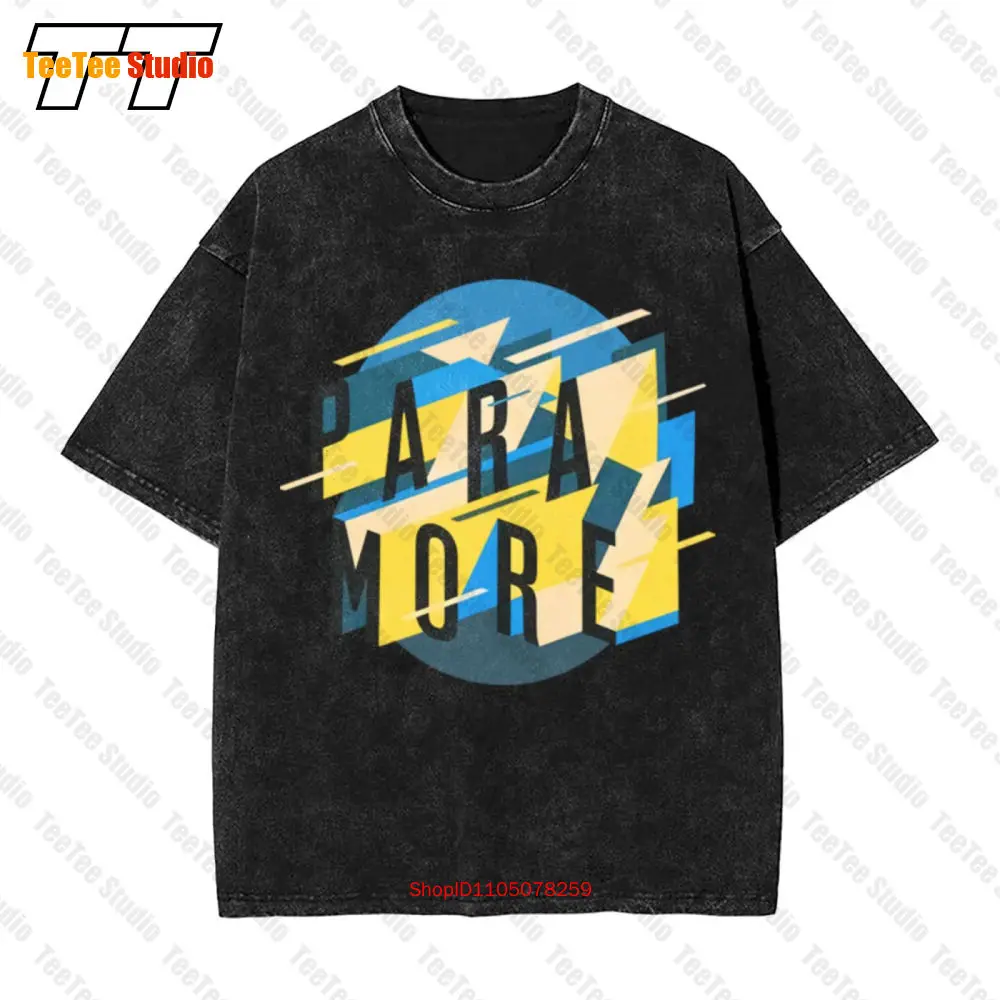 

Paramore'Sharp Geoscape' Vintage Oversized T-Shirt S559