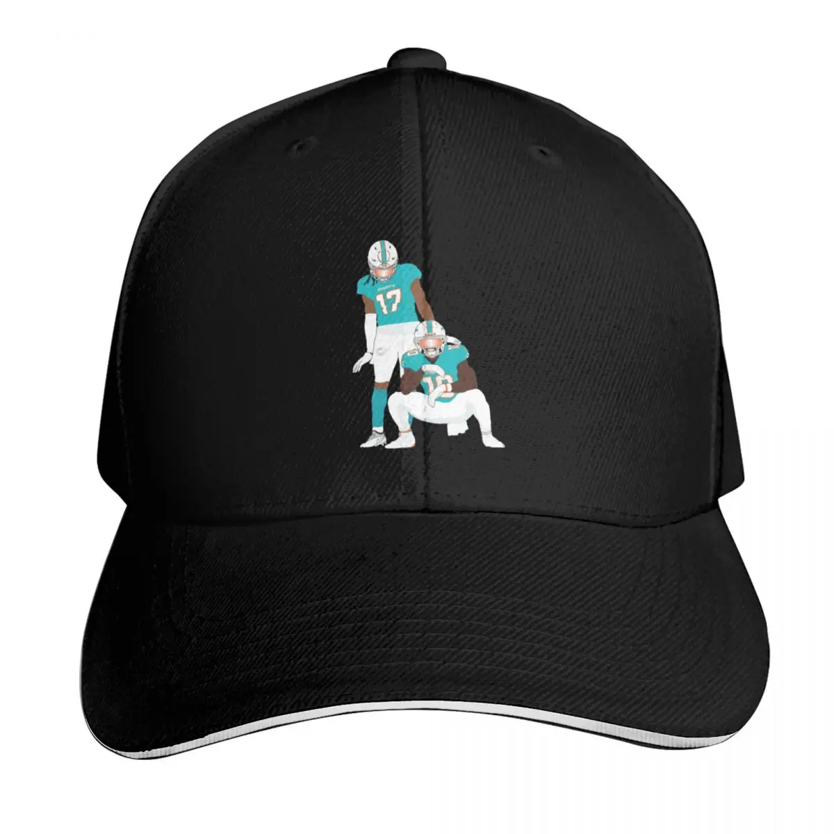 Gorra de béisbol Tyreek Hill y Jaylen Waddle, gorra de diseñador, gorra de gran tamaño para hombre, gorra de fiesta de espuma, gorra para hombre y mujer
