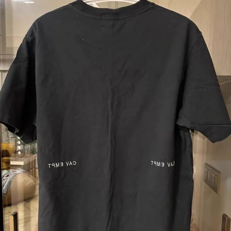 Summer CAVEMPT Tshirts High Quality Embroidered Letter Logo Cotton Round Neck Short Sleeve Tee Street Men Women CE Tops