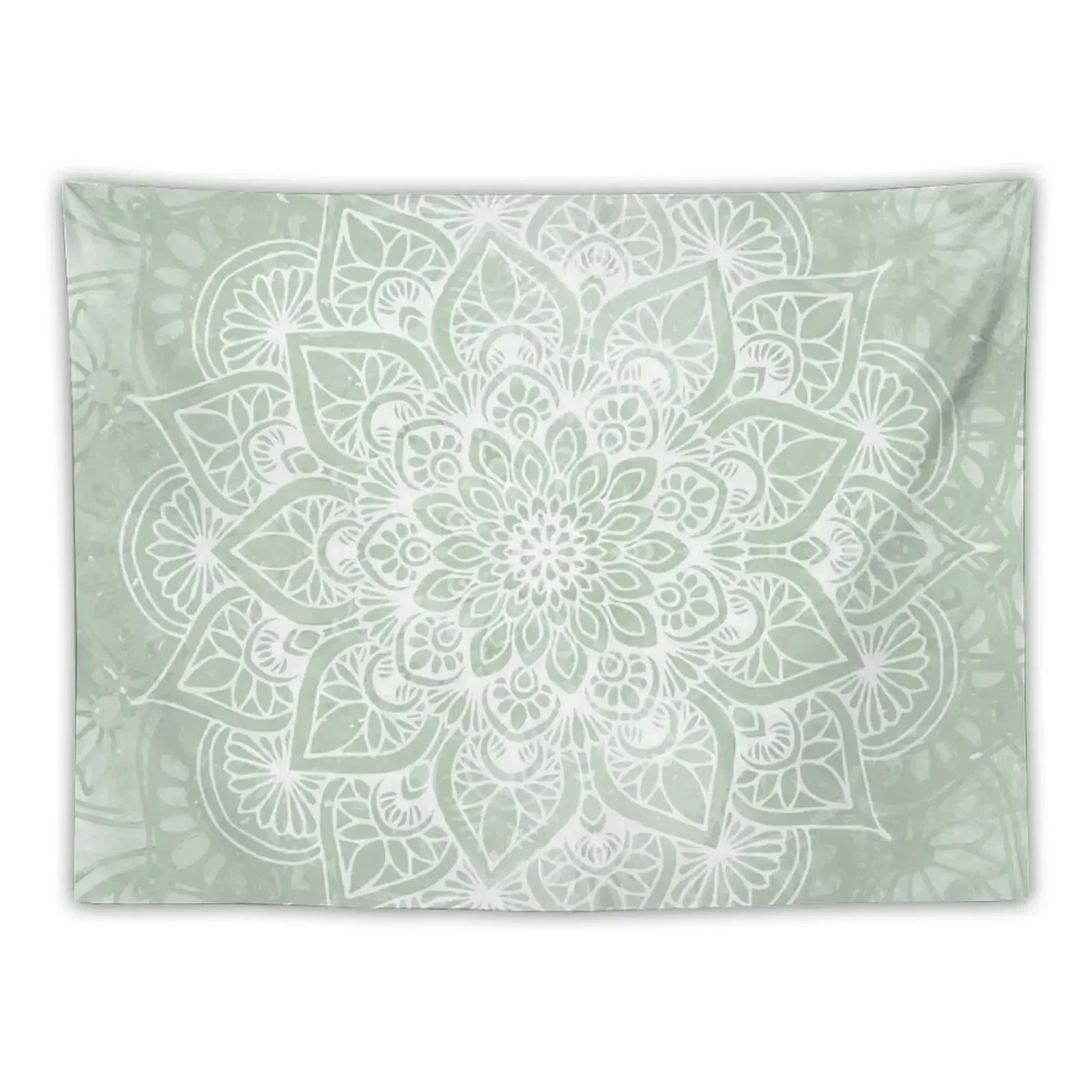 

Mandala, Yoga Love, Sage Green, Boho Art Tapestry Room Decor For Girls Wall Tapestries Tapestry