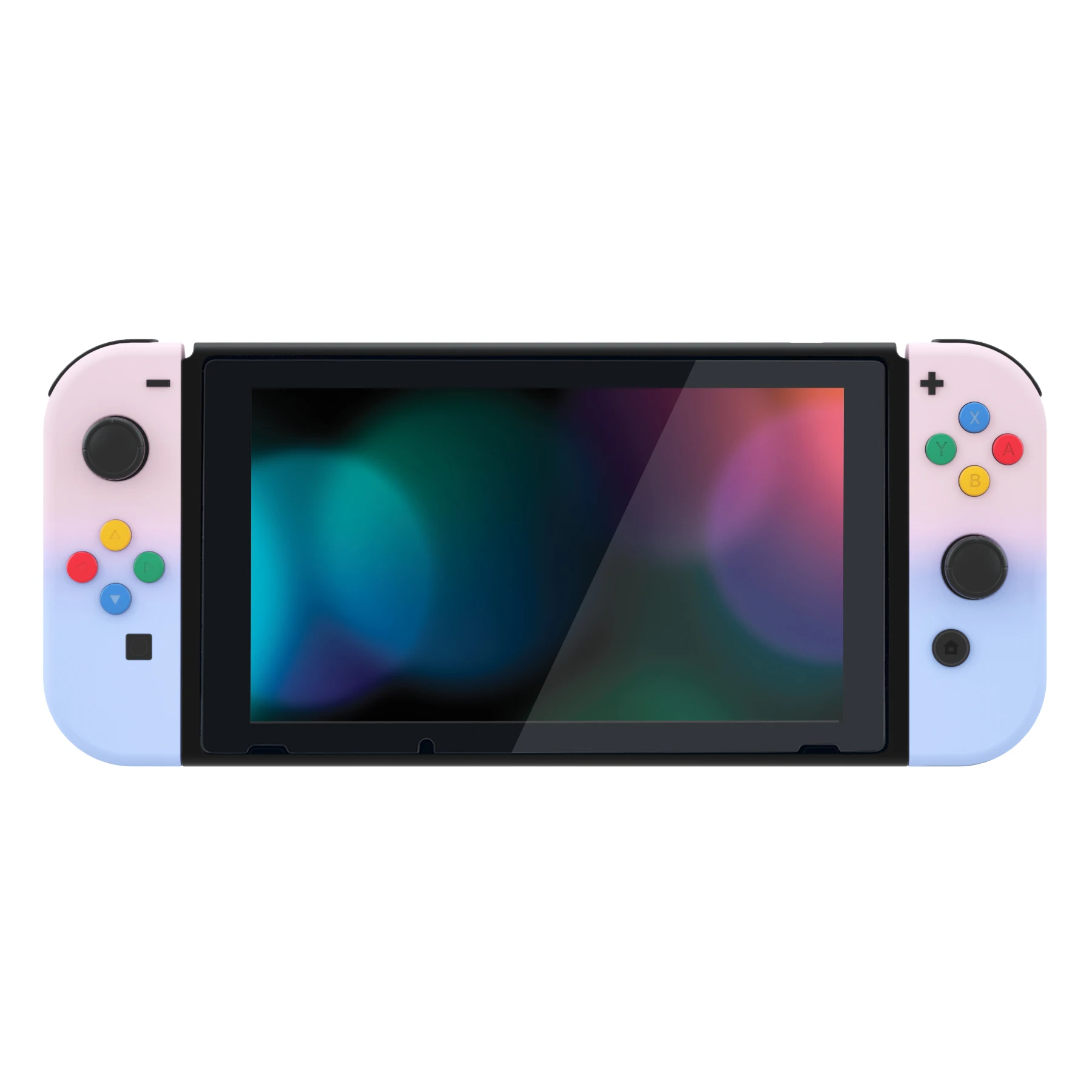 Capa de reposição eXtremeRate DIY para NS Switch e OLED JoyCon - Rosa Violeta