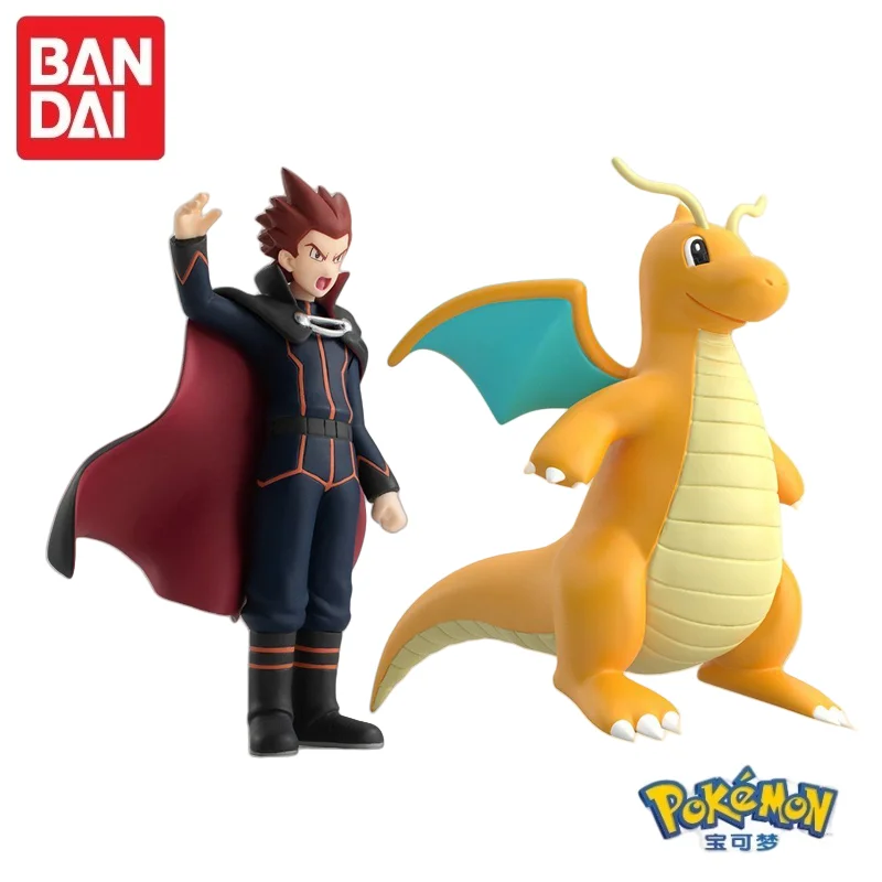 

In Stock Original Bandai Pokemon Scale World Pokemon Kanto Region Lance Dragonite Anime Character Collectible Model Gift Toy